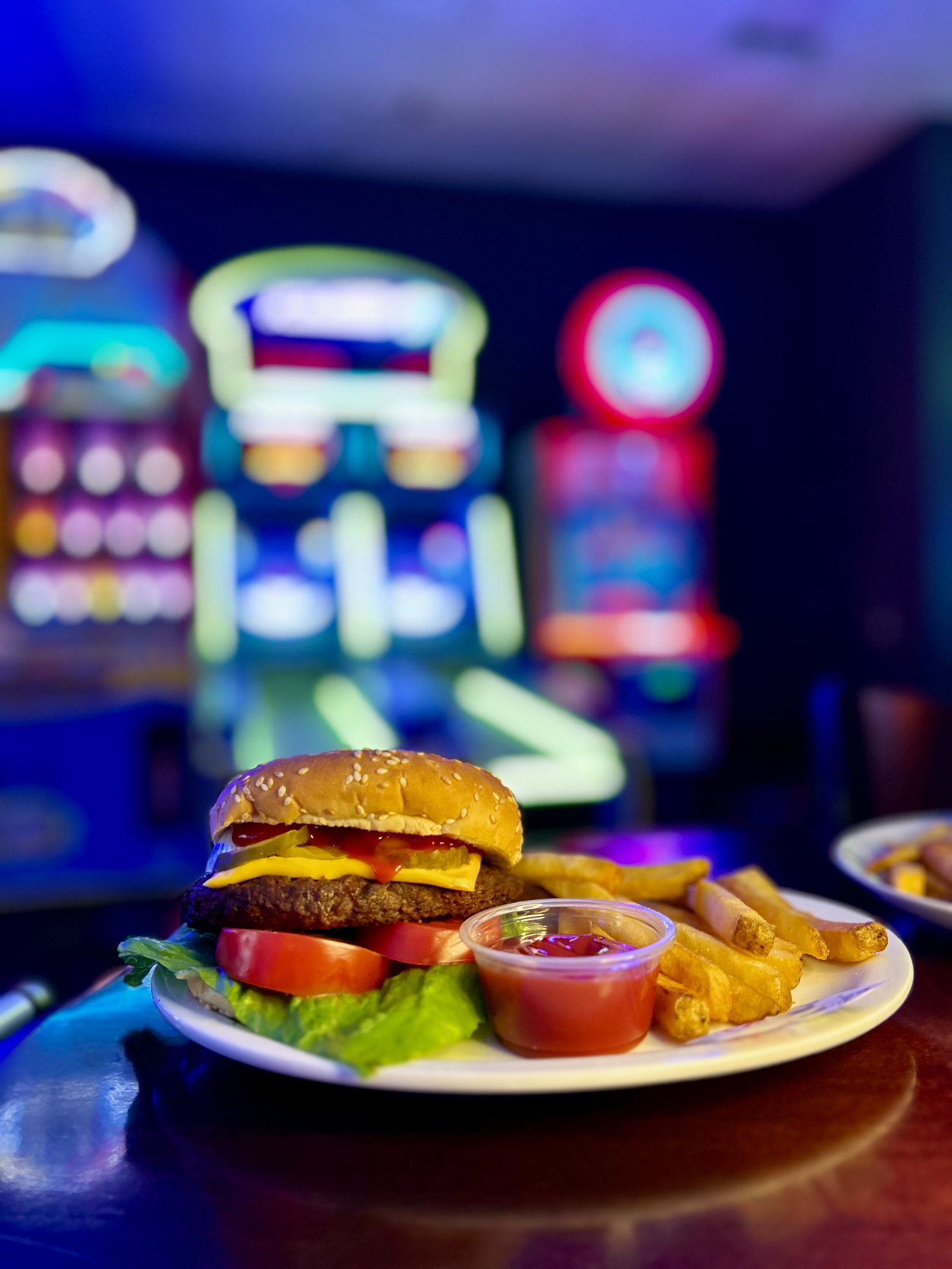 Hamburger & Fries